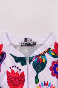 Online order custom long-sleeved cycling shirt Personal design whole printed mountain biking moisture wicking breathable cycling shirt cycling shirt supplier SKCSCP010 detail view-3